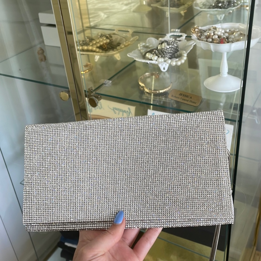 Rhinestone clutch